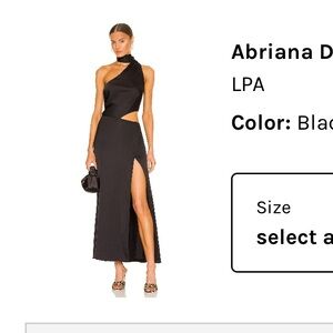 Revolve LPA Abriana Dress - Black